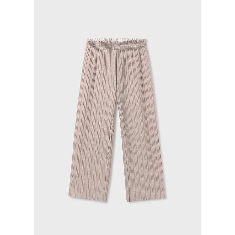 Mayoral Champagne Pleated Pants-MAYORAL-Little Giant Kidz