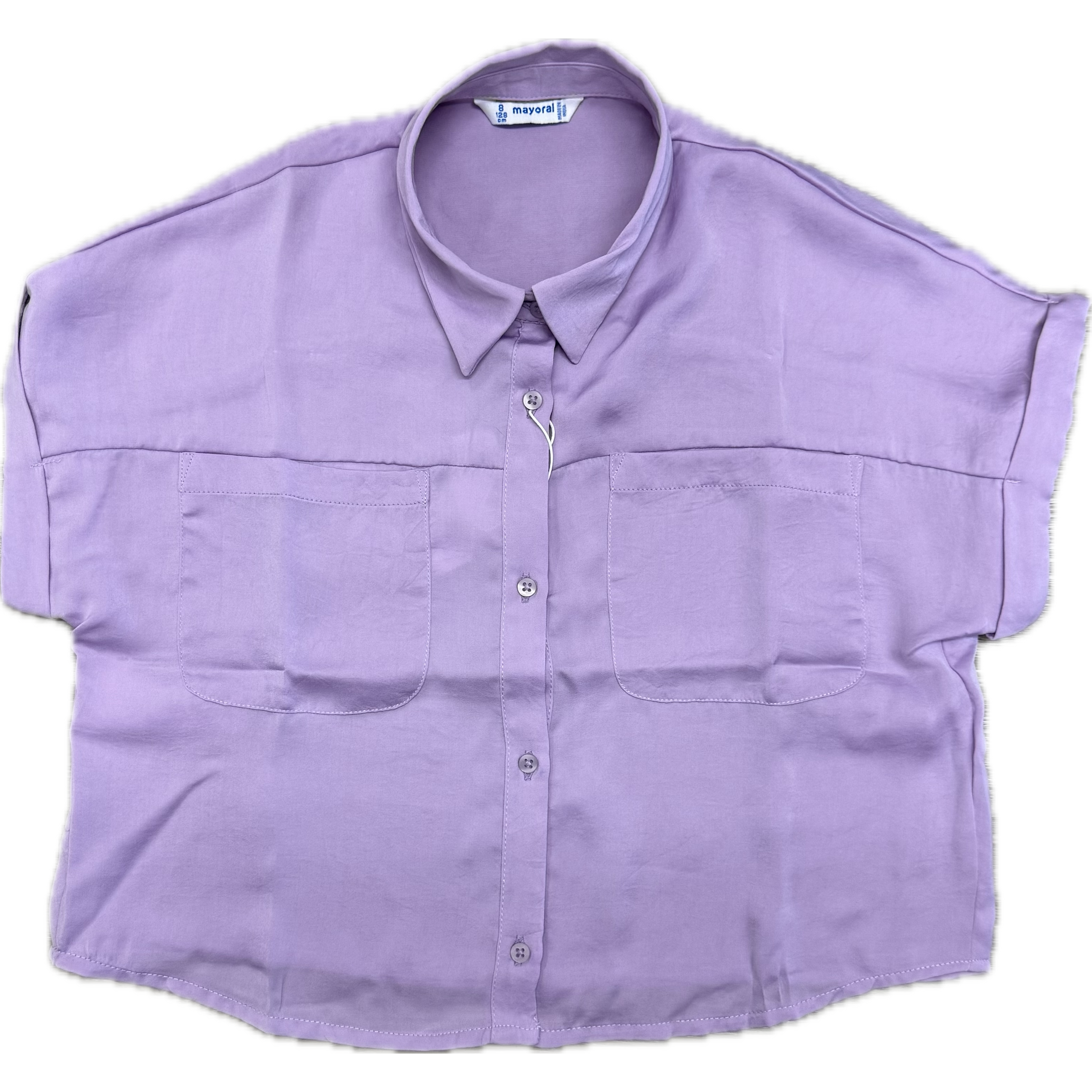 Mayoral Lilac Blouse-MAYORAL-Little Giant Kidz