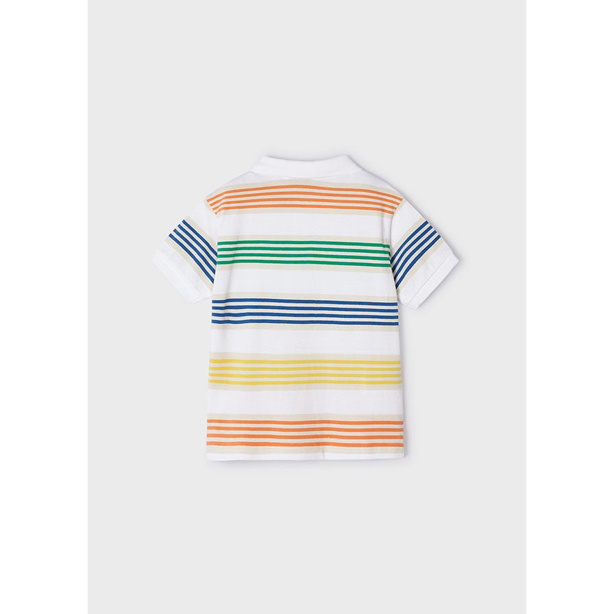 Mayoral Multicolor Stripe Polo-MAYORAL-Little Giant Kidz