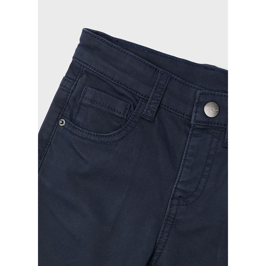 Mayoral Navy Blue 5 Pocket Slim Fit Basic Pants-MAYORAL-Little Giant Kidz