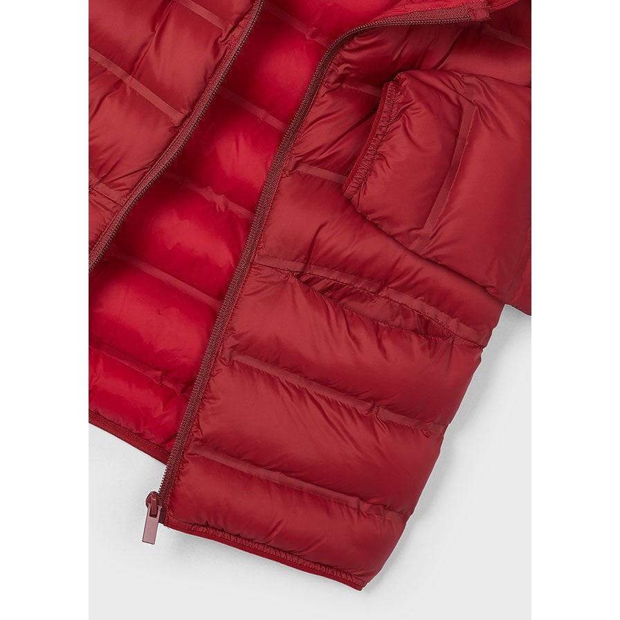 Mayoral Red Ultralight Quilted Jacket-MAYORAL-Little Giant Kidz