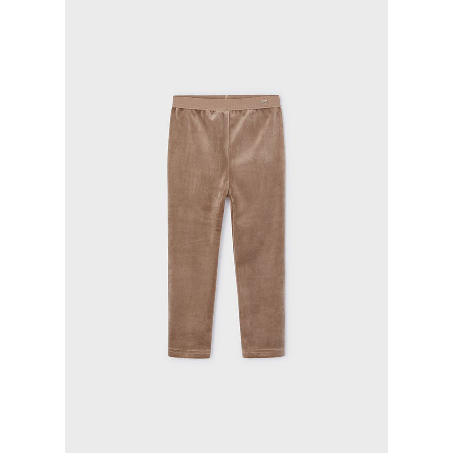 Mayoral Velvet Leggings - Camel-MAYORAL-Little Giant Kidz