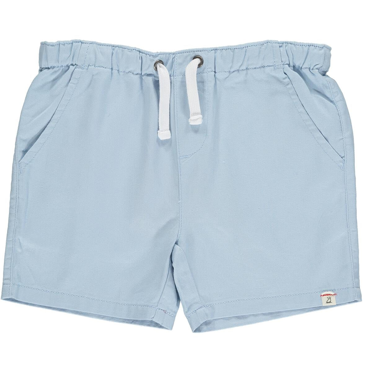 Me & Henry Hugo Twill Shorts-Pale Blue-ME & HENRY-Little Giant Kidz