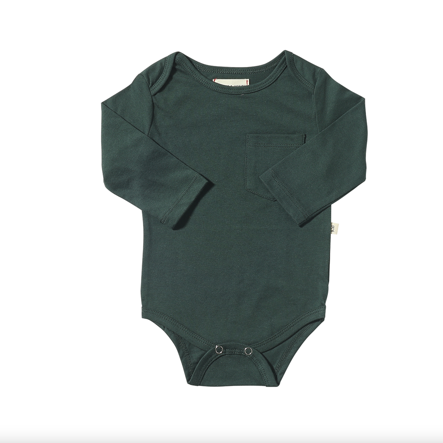 Me & Henry Solid Green Tellico Onesie-ME & HENRY-Little Giant Kidz