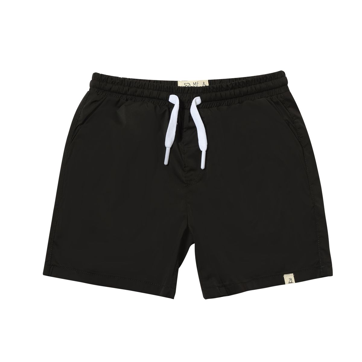 Me & Henry Splash Swim Shorts- Black-ME & HENRY-Little Giant Kidz