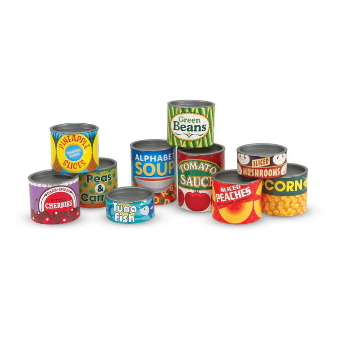 Melissa & Doug Let's Play House! Grocery Cans-MELISSA & DOUG-Little Giant Kidz