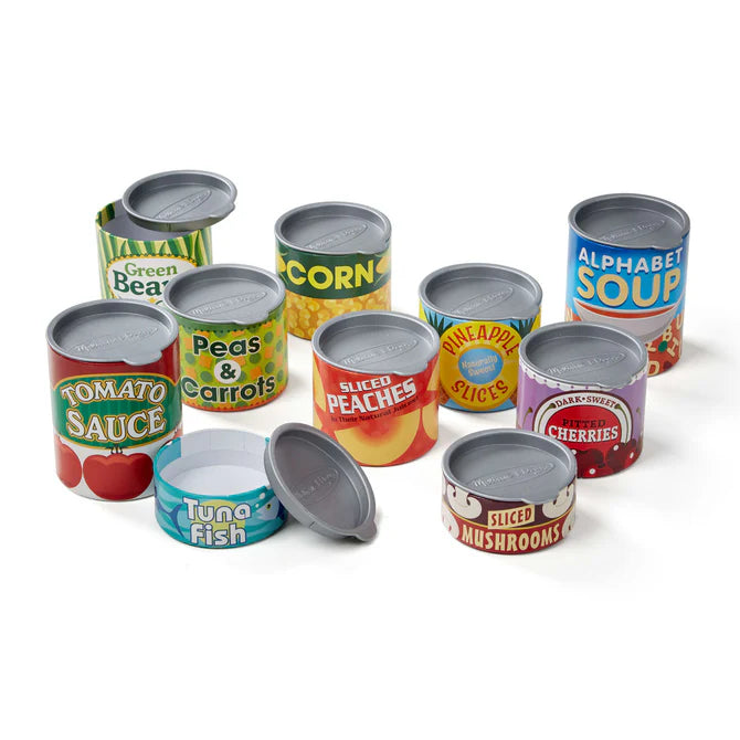 Melissa & Doug Let's Play House! Grocery Cans-MELISSA & DOUG-Little Giant Kidz