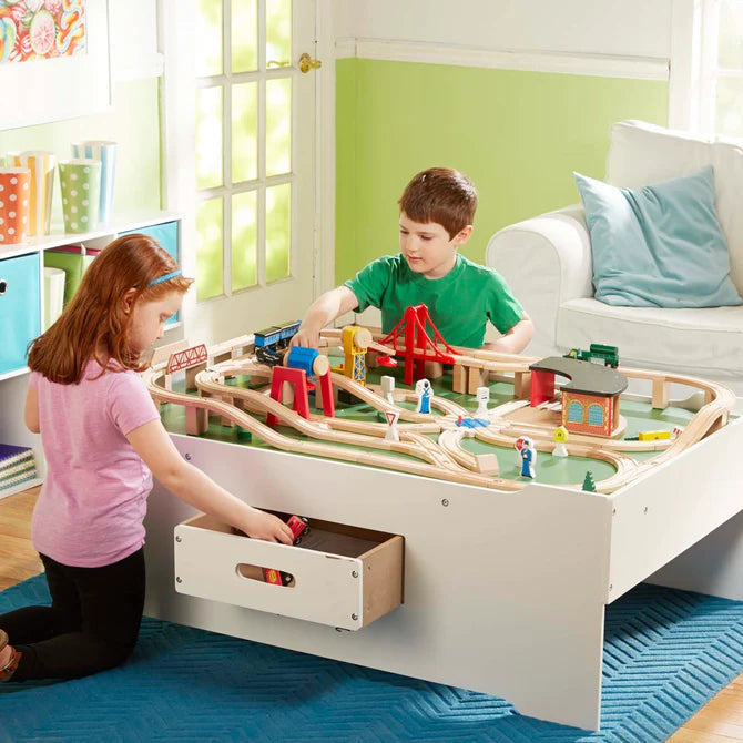 Melissa & Doug Multi Activity Train Table-MELISSA & DOUG-Little Giant Kidz