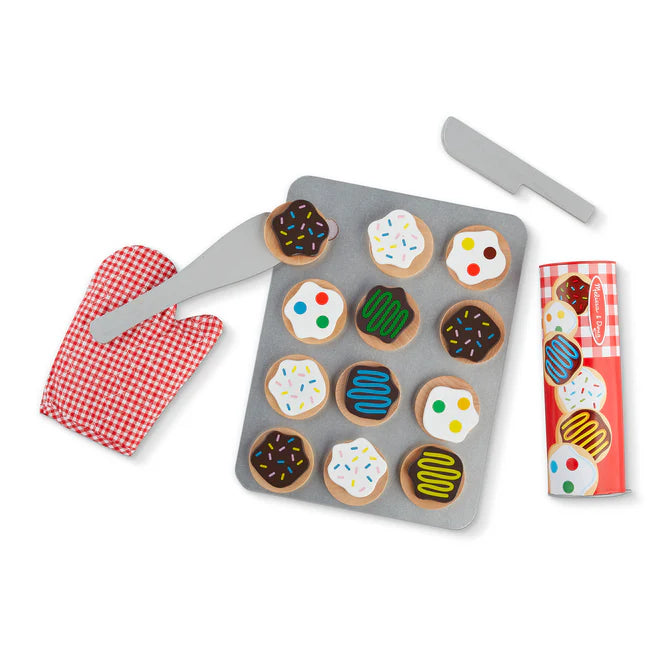 Melissa & Doug Slice & Bake Cookie Set - Wooden Play Food-MELISSA & DOUG-Little Giant Kidz