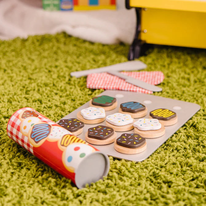 Melissa & Doug Slice & Bake Cookie Set - Wooden Play Food-MELISSA & DOUG-Little Giant Kidz