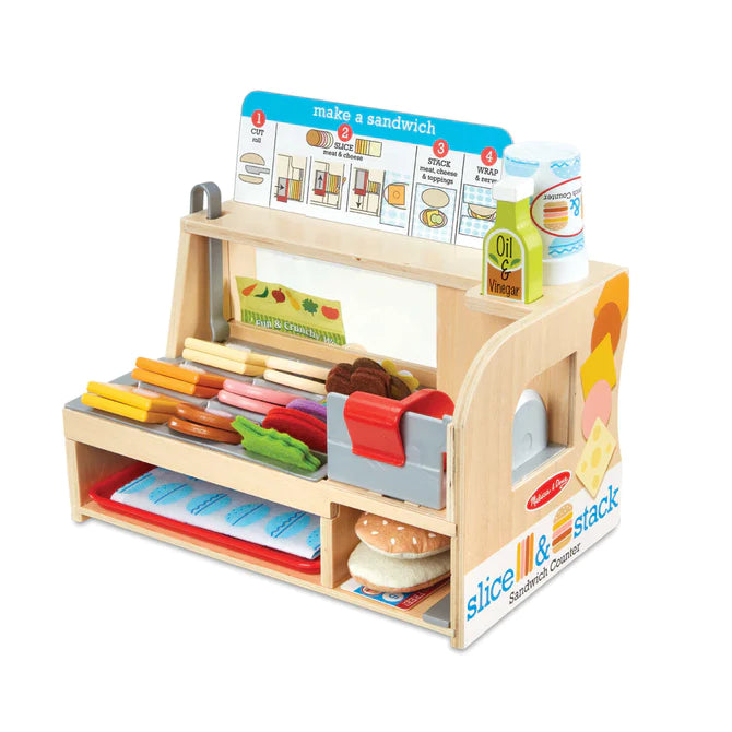 Melissa & Doug Slice & Stack Sandwich Counter-MELISSA & DOUG-Little Giant Kidz