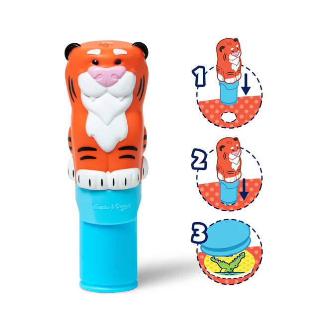 Melissa & Doug Sticker WOW!® Activity Pad & Sticker Stamper - Tiger-MELISSA & DOUG-Little Giant Kidz