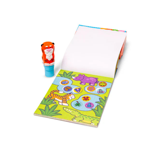 Melissa & Doug Sticker WOW!® Activity Pad & Sticker Stamper - Tiger-MELISSA & DOUG-Little Giant Kidz