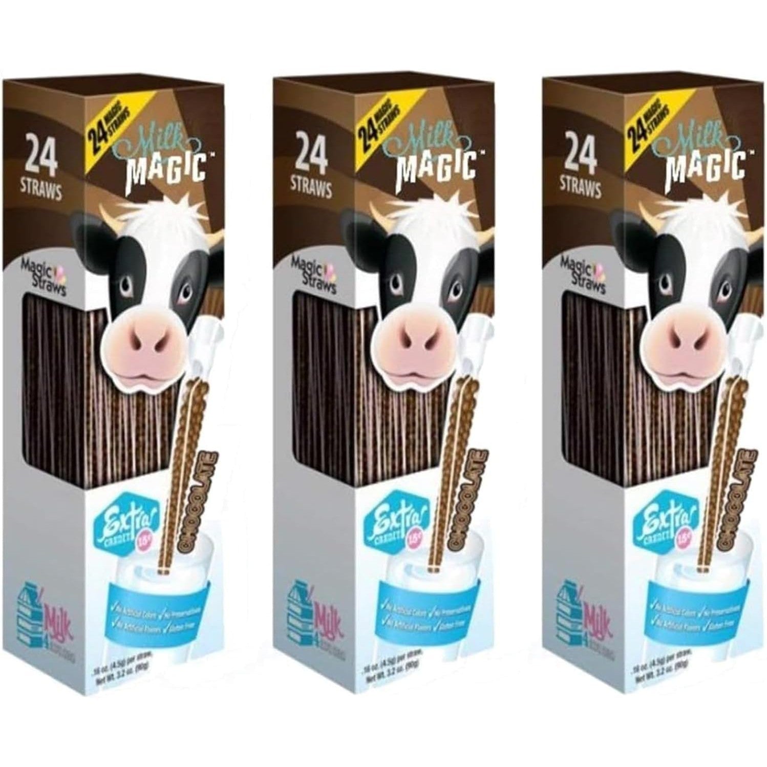 Milk Magic Chocolate Milk Flavoring Straws - 72 Count-Endless Fun-Little Giant Kidz