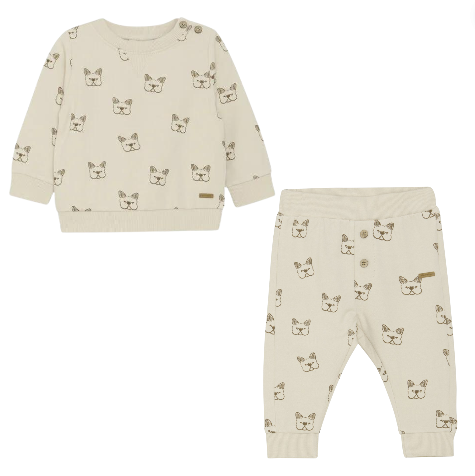 Minymo Sandshell Bulldog Print Sweatpants-MINYMO-Little Giant Kidz