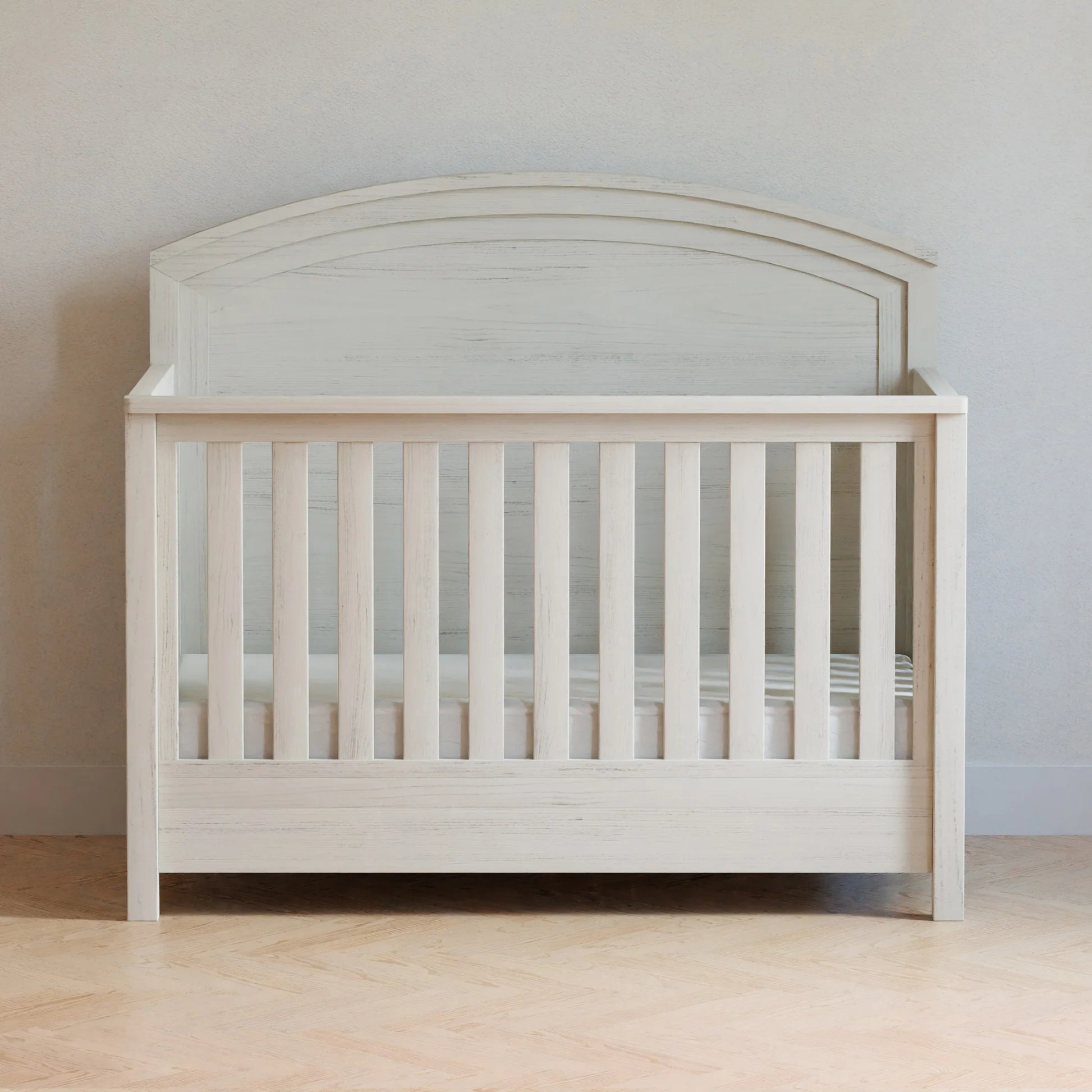 Monogram Hemsted 4-in-1 Convertible Crib - White Driftwood-MONOGRAM-Little Giant Kidz