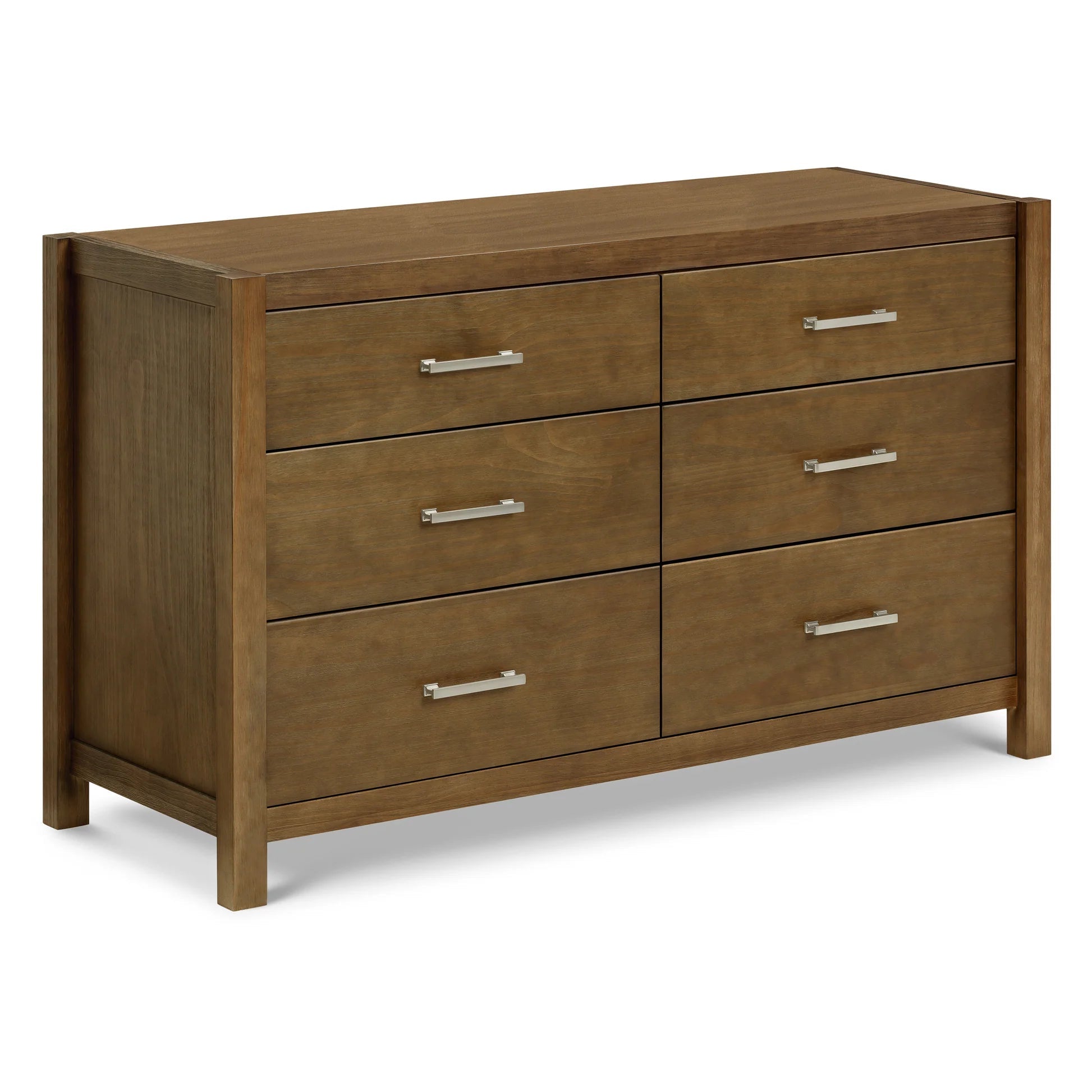 Monogram Hemsted 6-Drawer Assembled Dresser - Walnut Driftwood-MONOGRAM-Little Giant Kidz