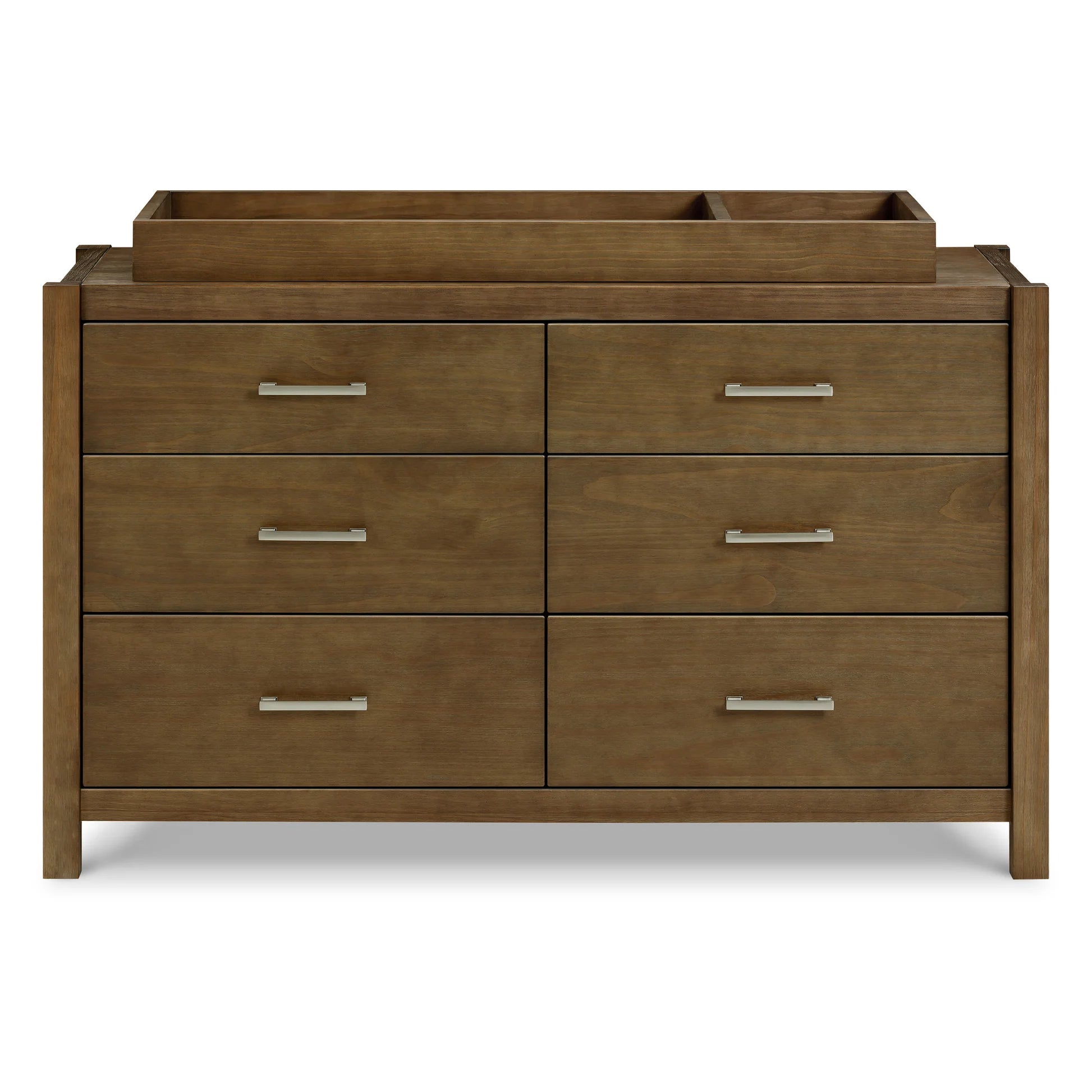 Monogram Hemsted 6-Drawer Assembled Dresser - Walnut Driftwood-MONOGRAM-Little Giant Kidz