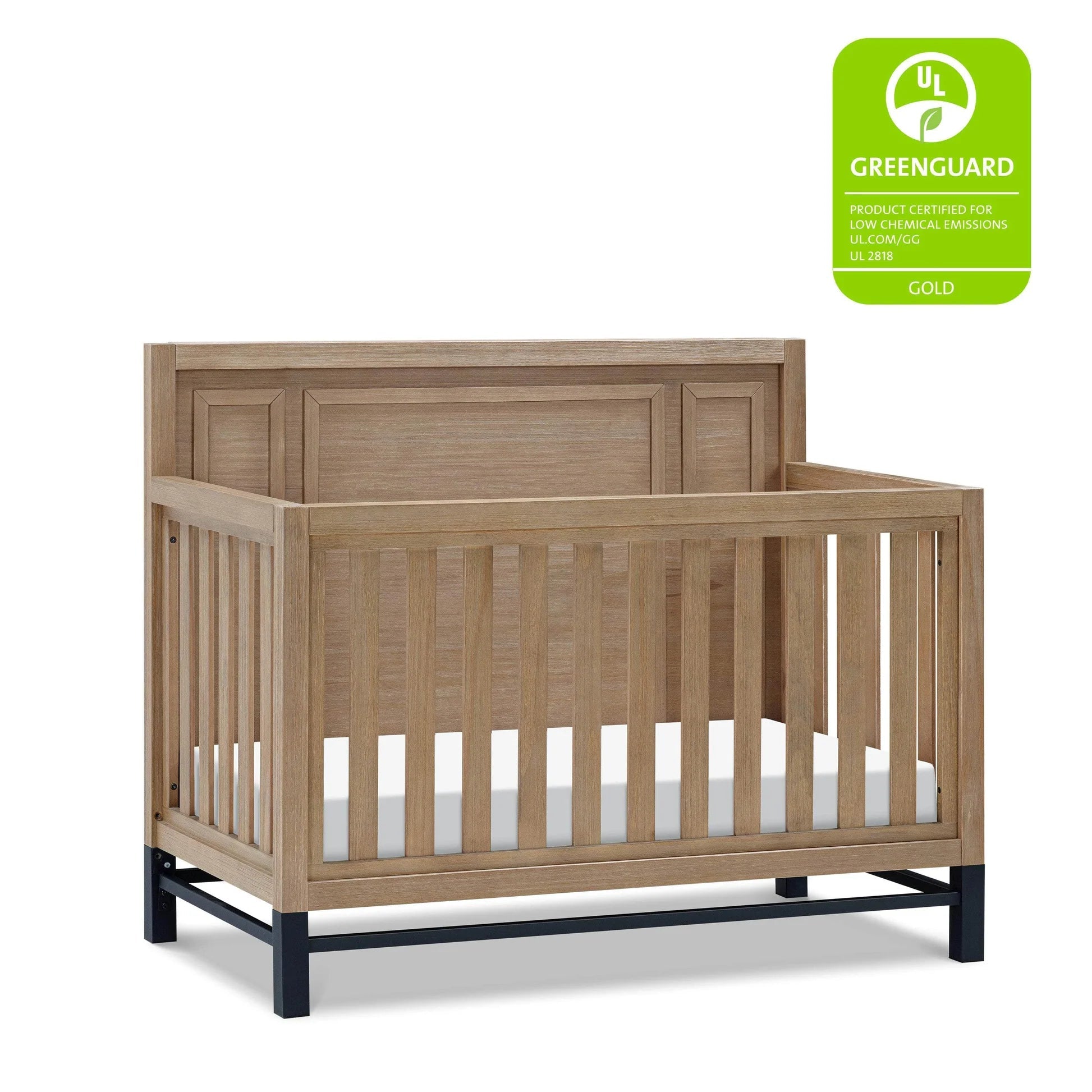 Monogram Newbern 4-in-1 Convertible Crib - Driftwood-MONOGRAM-Little Giant Kidz