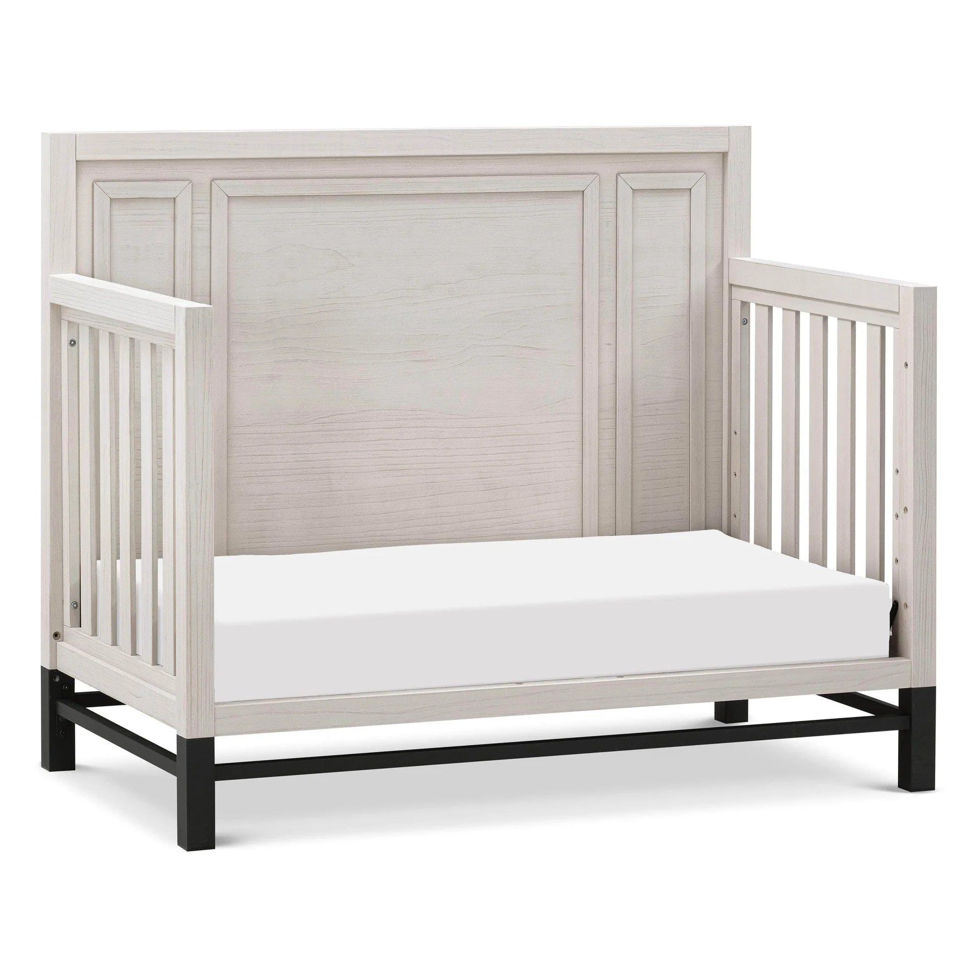 Monogram Newbern 4-in-1 Convertible Crib - White Driftwood-MONOGRAM-Little Giant Kidz