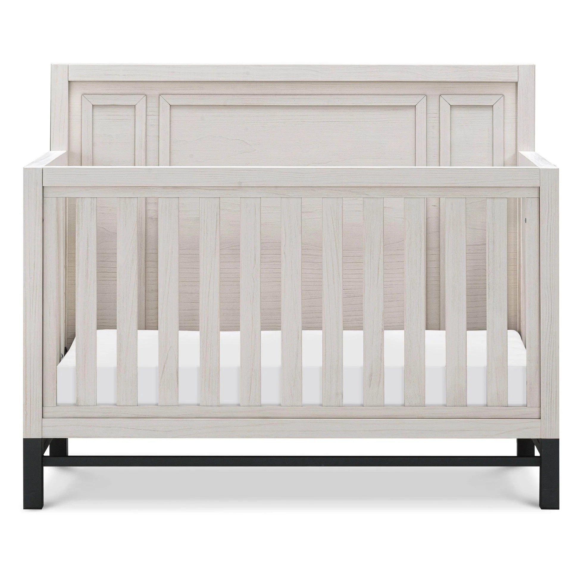 Monogram Newbern 4-in-1 Convertible Crib - White Driftwood-MONOGRAM-Little Giant Kidz