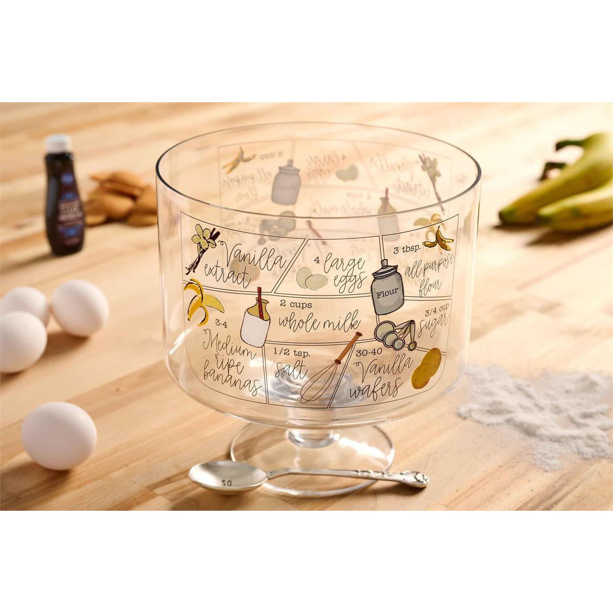 Mud Pie Banana Pudding Recipe Bowl Set-MUD PIE-Little Giant Kidz