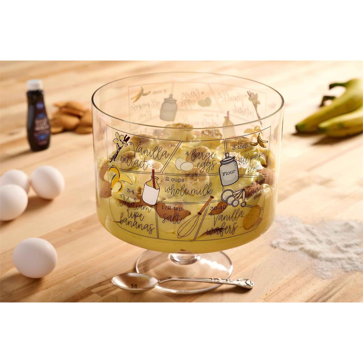 Mud Pie Banana Pudding Recipe Bowl Set-MUD PIE-Little Giant Kidz