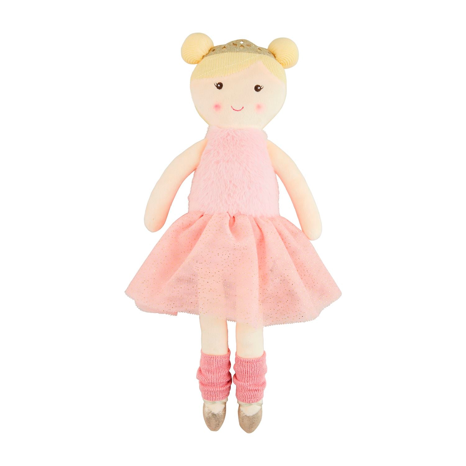 Mud Pie Blonde Ballerina Doll-MUD PIE-Little Giant Kidz