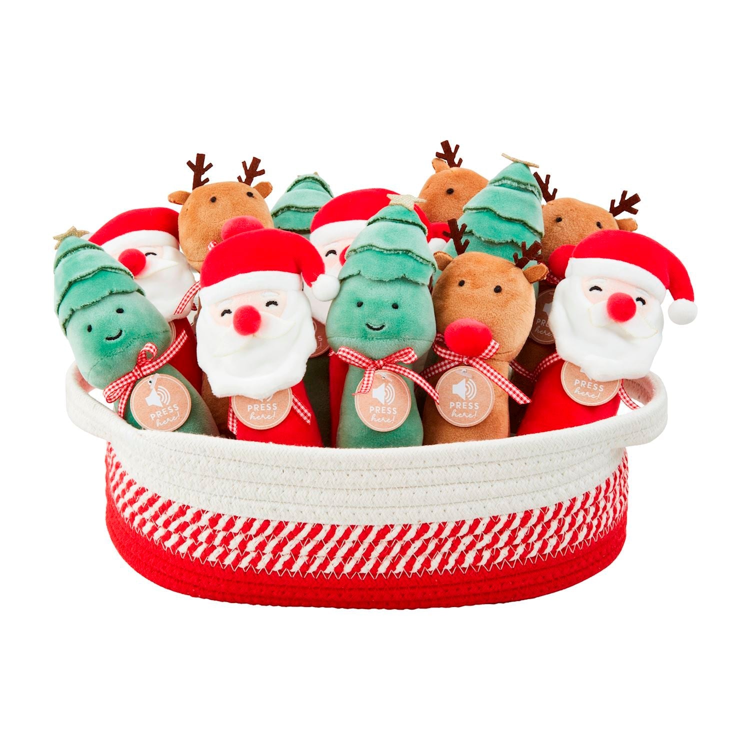 Mud Pie Christmas Musical Rattles-MUD PIE-Little Giant Kidz