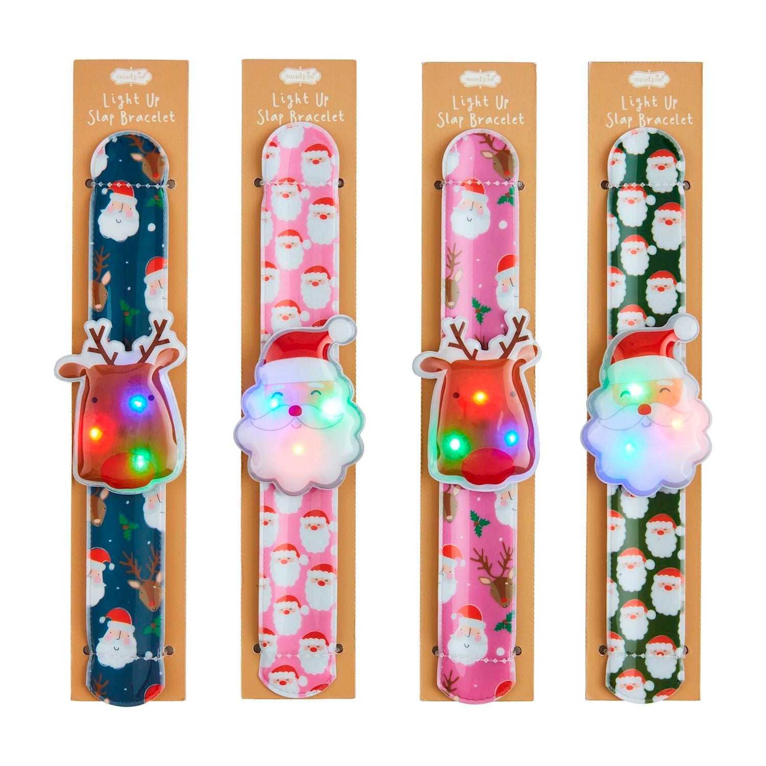 Mud Pie Christmas Slap Bracelets-MUD PIE-Little Giant Kidz