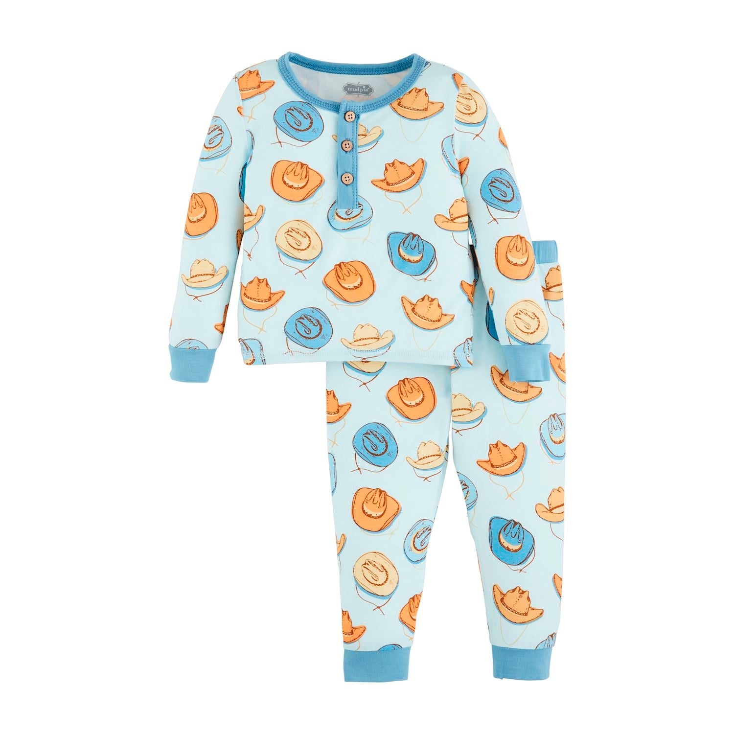 Mud Pie Cowboy Pajama Set-MUD PIE-Little Giant Kidz