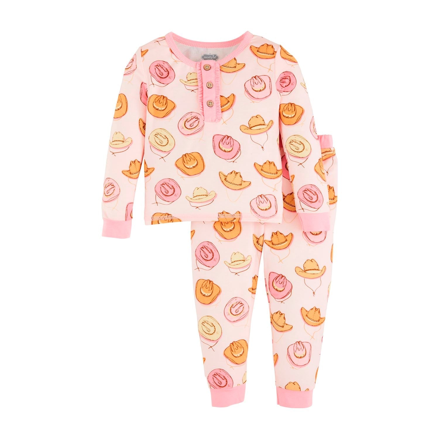 Mud Pie Cowgirl Pajama Set-MUD PIE-Little Giant Kidz