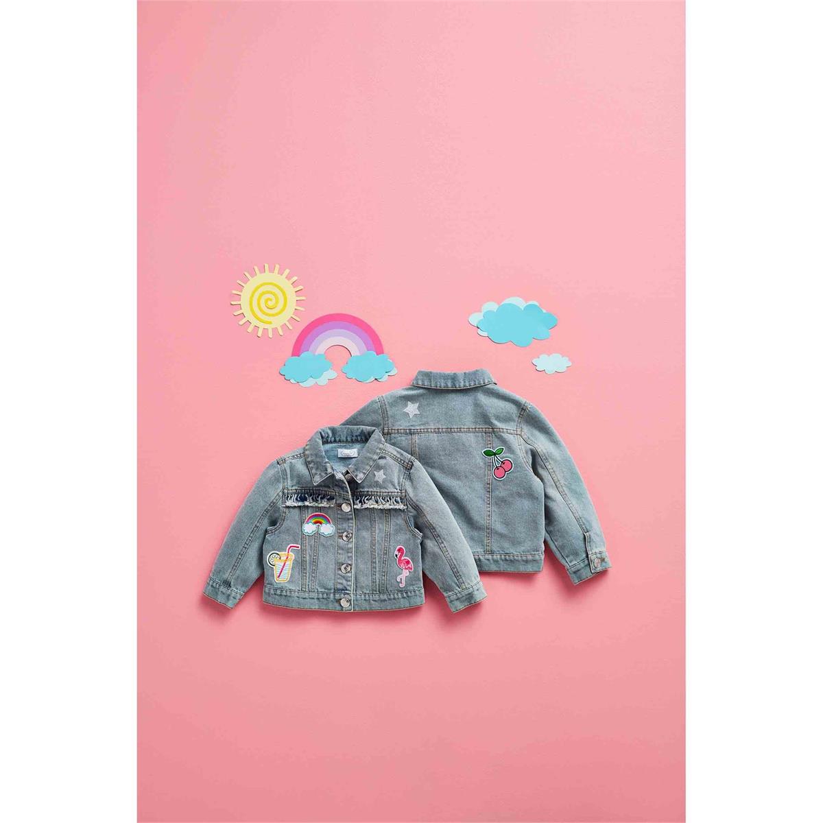 Mud Pie Denim Patch Jacket-MUD PIE-Little Giant Kidz