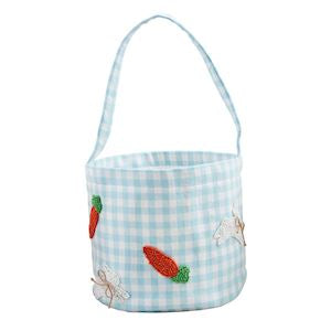 Mud Pie Easter Beaded Bucket- Blue-MUD PIE-Little Giant Kidz