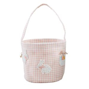 Mud Pie Easter Beaded Bucket- Pink-MUD PIE-Little Giant Kidz