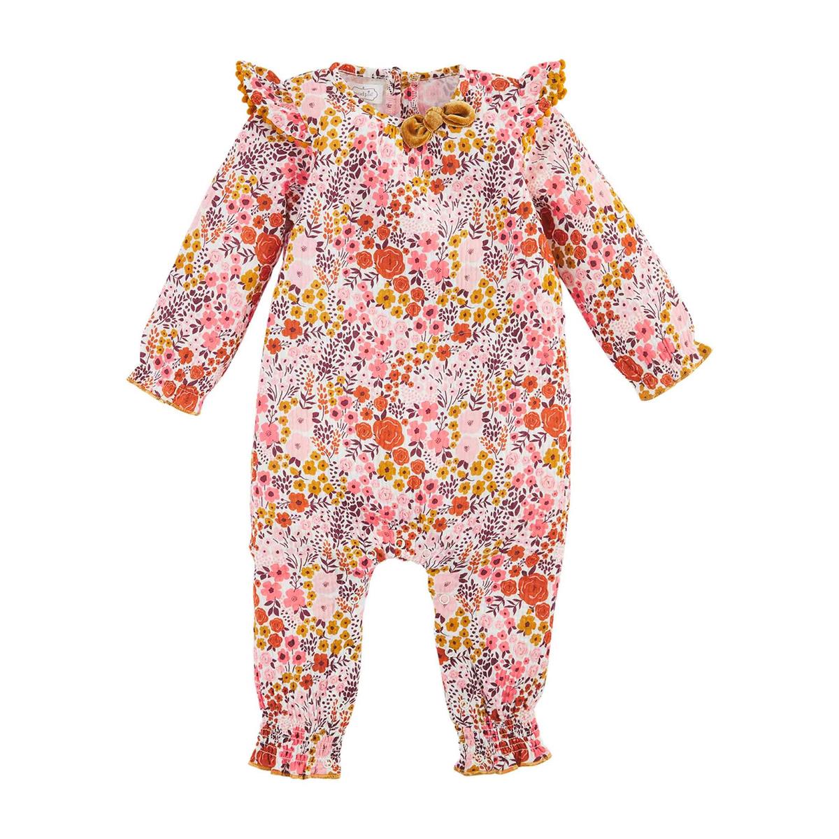 Mud Pie Fall Floral One-Piece-MUD PIE-Little Giant Kidz