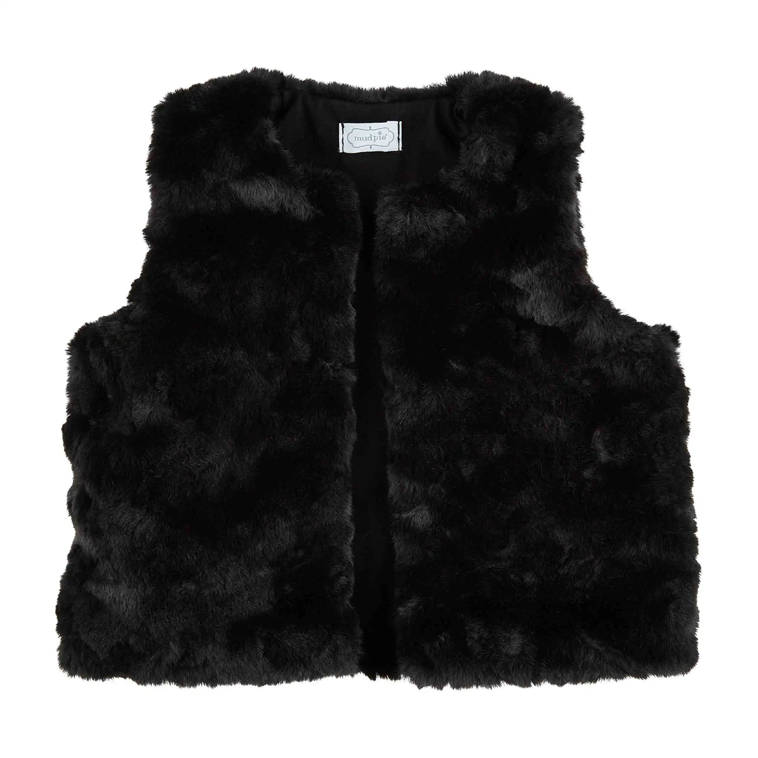 Mud Pie Fur Vest-MUD PIE-Little Giant Kidz