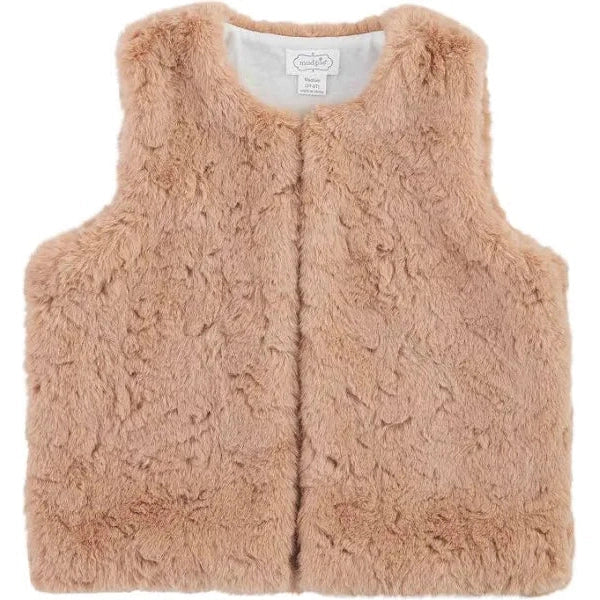 Mud Pie Fur Vest-MUD PIE-Little Giant Kidz