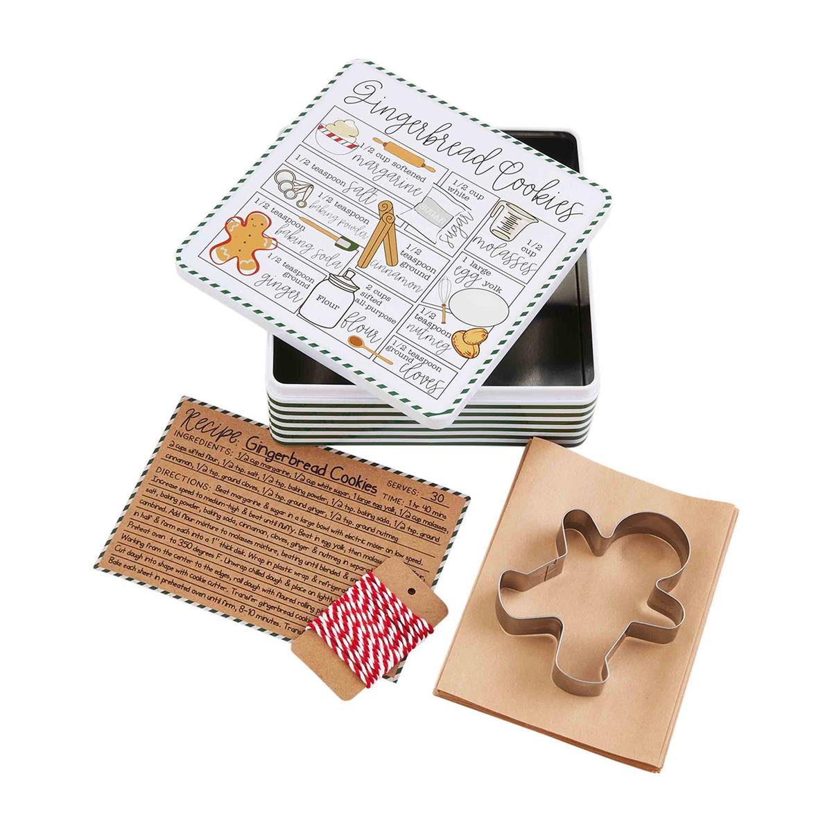 Mud Pie Gingerbread Recipe Tin Set-MUD PIE-Little Giant Kidz