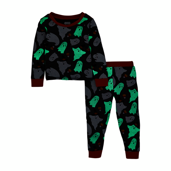 Mud Pie Glow in the Dark Ghost Pajama Set-MUD PIE-Little Giant Kidz