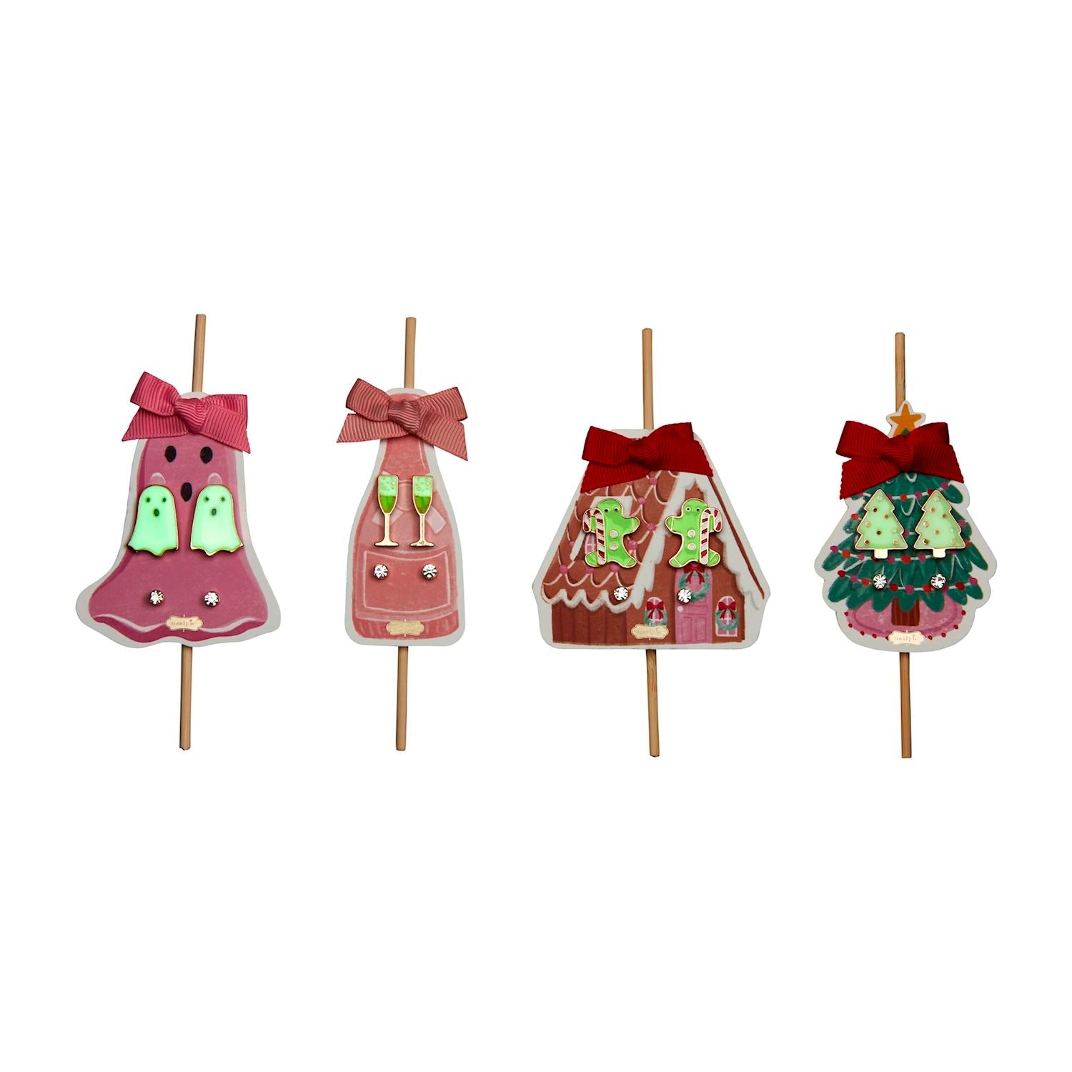 Mud Pie Glow in the Dark Holiday Earring Sets-MUD PIE-Little Giant Kidz