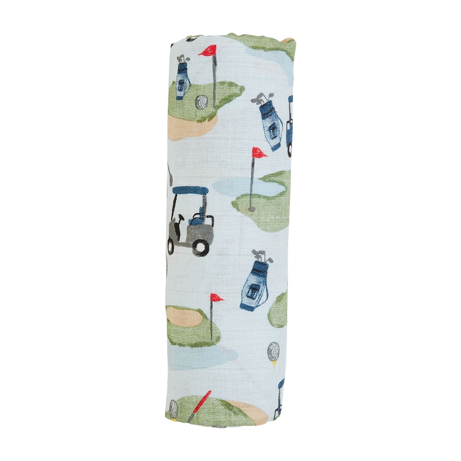 Mud Pie Golf Swaddle Blanket-MUD PIE-Little Giant Kidz