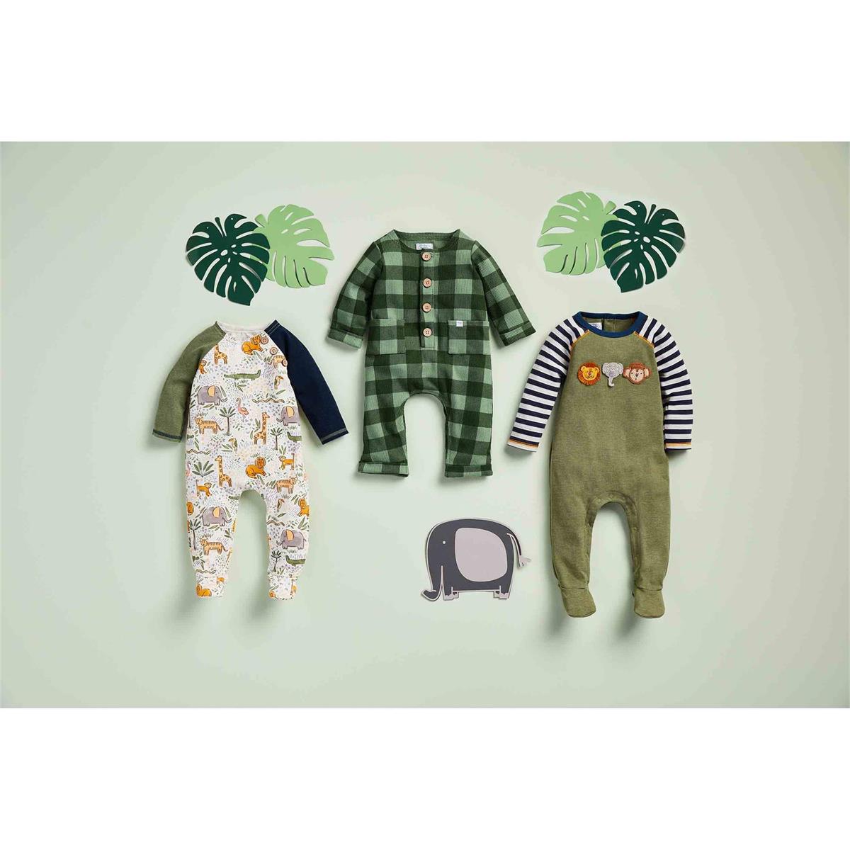 Mud Pie Green Check One-Piece-MUD PIE-Little Giant Kidz