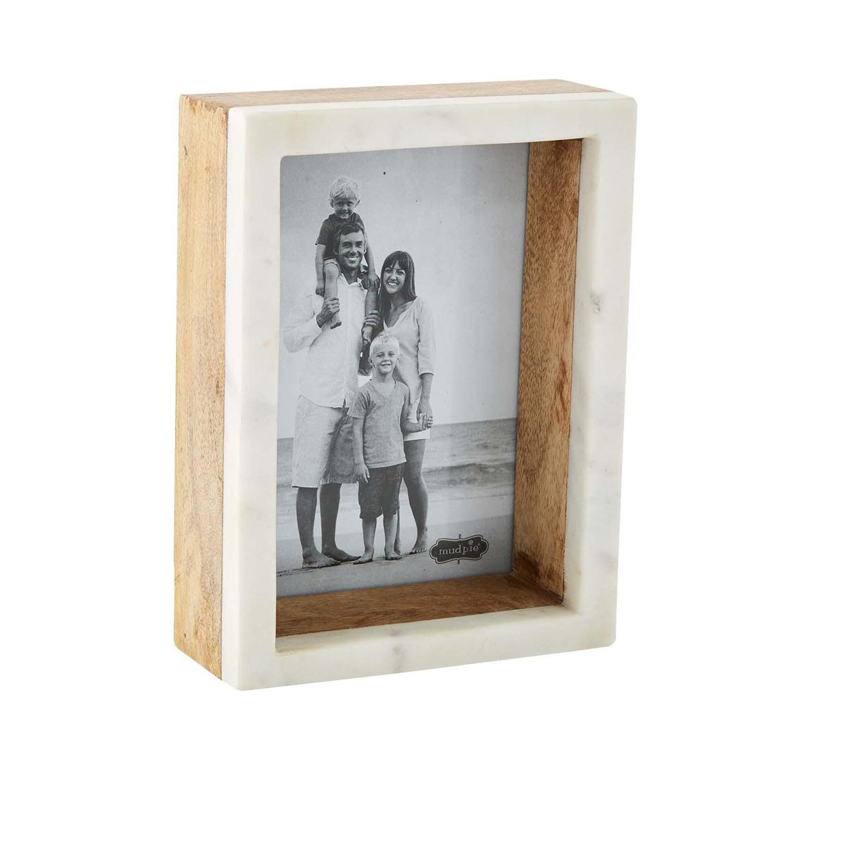 Mud Pie Marble Block Shadow-Box Picture Frame-MUD PIE-Little Giant Kidz