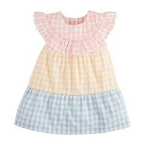 Mud Pie Mixed Spring Gingham Dress-MUD PIE-Little Giant Kidz