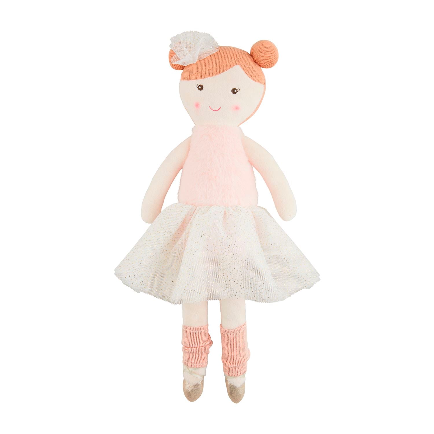 Mud Pie Orange Ballerina Doll-MUD PIE-Little Giant Kidz