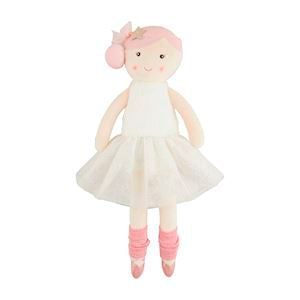 Mud Pie Pink Ballerina Doll-MUD PIE-Little Giant Kidz