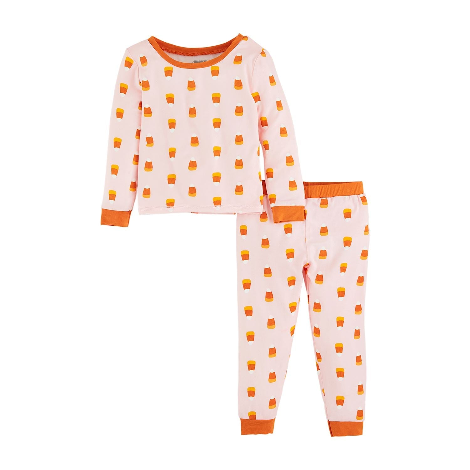 Mud Pie Pink Candy Corn Glow Pajama Set-MUD PIE-Little Giant Kidz