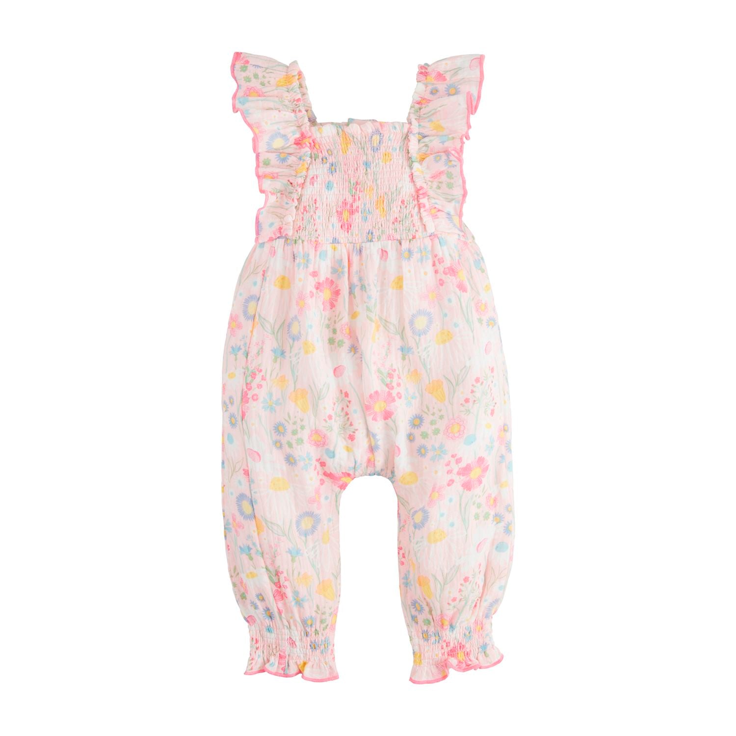 Mud Pie Pink Floral One Piece-MUD PIE-Little Giant Kidz