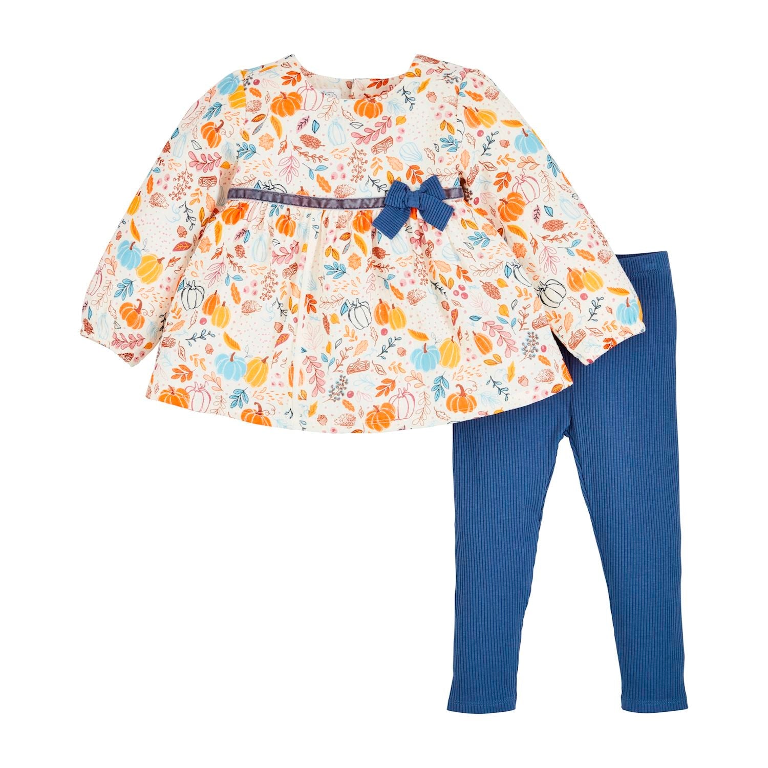 Mud Pie Pumpkin Floral Tunic & Legging Set-MUD PIE-Little Giant Kidz